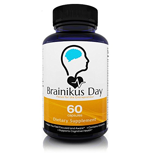 Natural Brain Support, Memory Enhancer, Focus Enhancer, Cognitive Support, Vitamin A, Vitamin E, Vitamin B Complex, DMAE, DHA