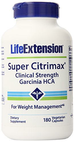Life Extension Super Citrimax Vegetarian Capsules, 180 Count