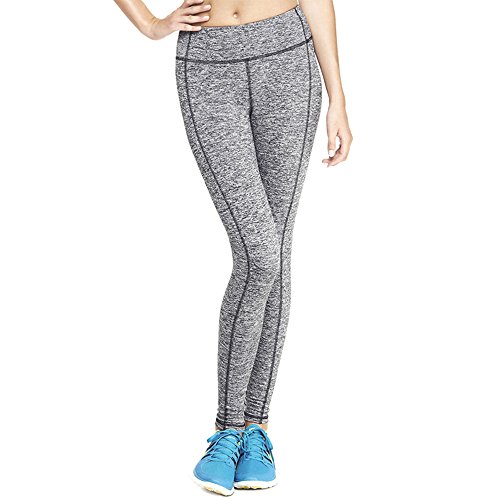 Women's Active Running Full Workout Ankle Legging Tights Yoga Pants, Grey