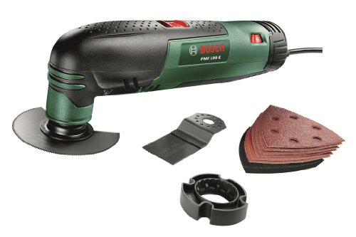 Bosch PMF 190 E Multifunction Tool with Cutting Discs, Saw Blades and Sander Sheets