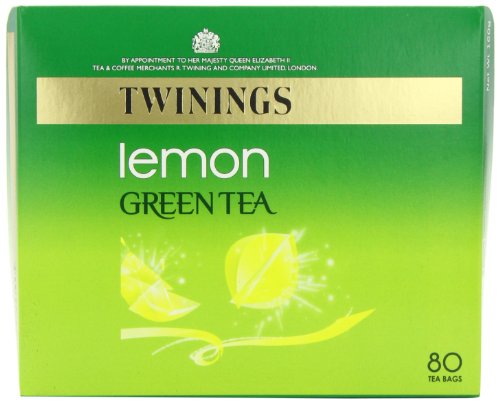Twinings Light & Delicate Green Tea with Lemon 80 Tea Bags (Pack of 4, total 320 Tea Bags)