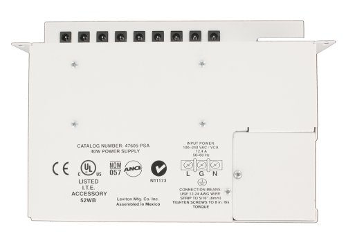 Leviton 47605-PSA Universal Power Supply, White