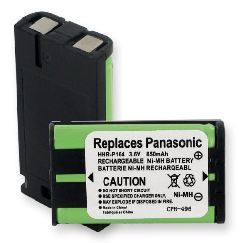 Replacement Battery For PANASONIC HHR-P104 KXTGA545 by Empire