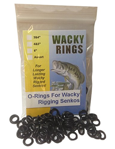Wacky Rings - O-Rings for Wacky Rigging Senko Worms (100 orings for 4&5 Senkos)