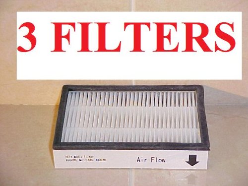 3 86880 HEPA FILTERS For Sears KENMORE Vacuums. Genuine Green Label Product.