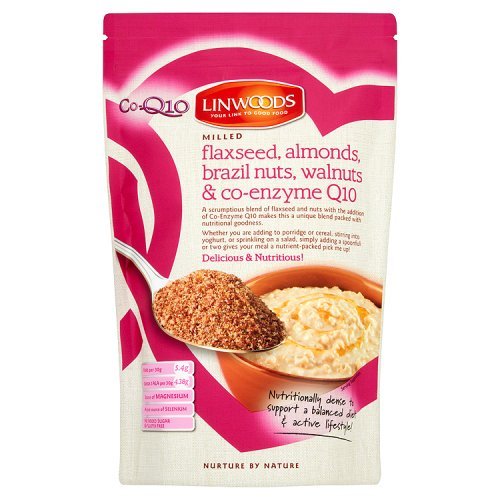 Linwoods Milled Flaxseed, Almonds, Brazil Nuts, Walnuts and Co-q10, 360g