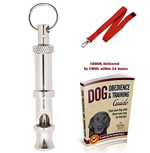 Dog Whistle and Lanyard for Easy Dog Training to Stop Barking. Best Natural Dog Obedience and Behavior Teaching - Bonus How to Train Your Dog Tips Ebook Including How to Sit, Stay, and Lay Down.