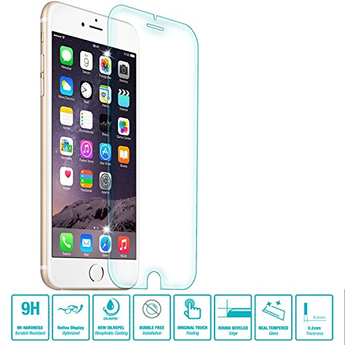 DN-Alive Premium Crystal Clear Tempered Glass Screen Protector for iPhone 6 Plus
