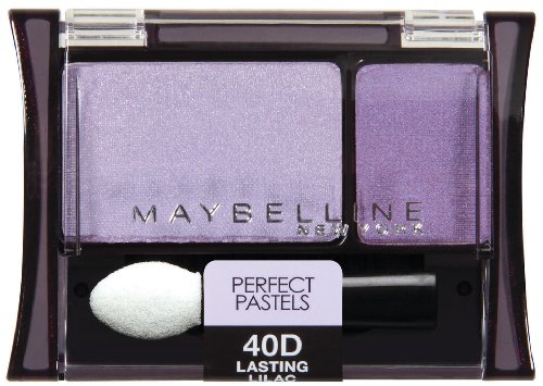 Maybelline New York Expert Wear Eyeshadow Duos, 40d Lasting Lilac Perfect Pastels, 0.08 Ounce