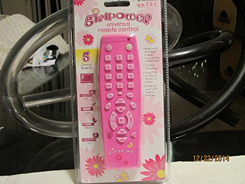 Girl Power 5 Device Pink Universal Remote Control