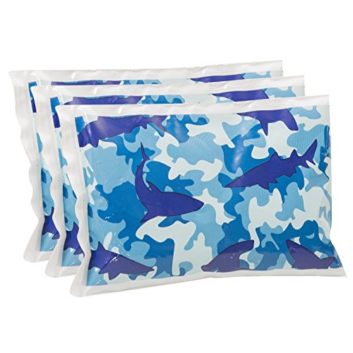 Bentology - Reuseable Ice Pack for Lunch Boxes (3 Pack) - Bentology (6 x 4.5) - Camo Design