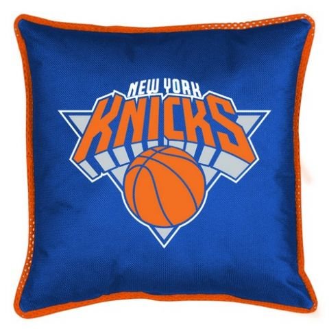 New York Knicks SIDELINES Jersey Material Toss Pillow