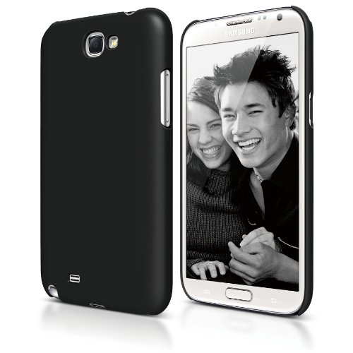 elago G6 Slim Fit Case for Galaxy Note 2 - eco friendly Retail Packaging - Soft feeling Black