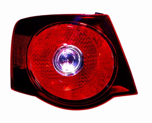 Depo 341-1923L-US2 Volkswagen Jetta Driver Side Tail Lamp Assembly with Bulb and Socket