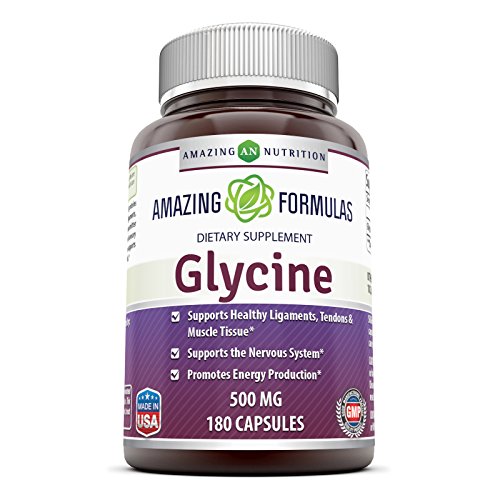 Amazing Nutrition Amazing Formulas Glycine 500mg 180 Capsules
