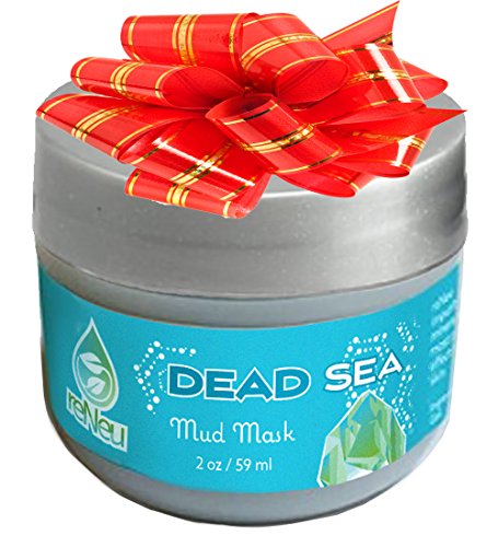 reNeu Dead Sea Mud Mask Facial Treatment & Acne Mask Reduces Wrinkles and Minimizes Pores