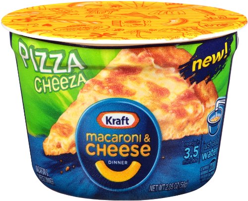 Kraft Easy Mac Cups, Pizza Cheeza, 2.05 Ounce (Pack of 10)
