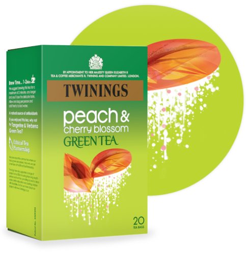 Twinings Green Tea Peach & Cherry 20bag - CLF-TWN-F09935