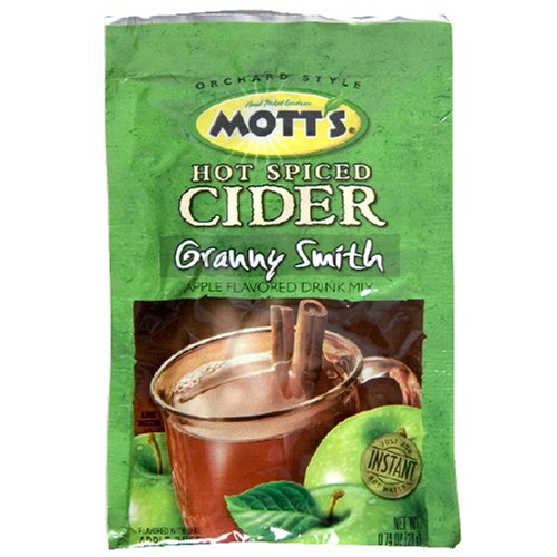 Motts Hot Spiced Cider, Granny Smith Apple Flavored Drink Mix, 0.74-Ounce Packages (Pack of 15)