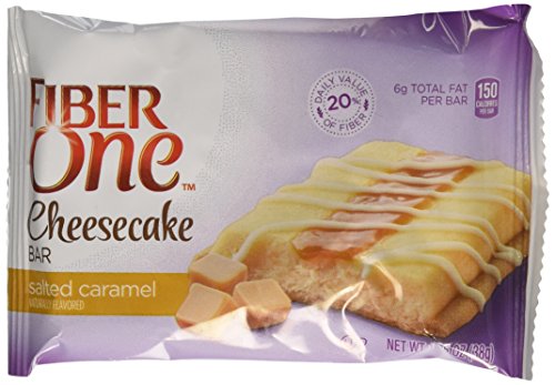 Fiber one Cheesecake Bar, Salted Caramel (20-1.35 oz Pouches)