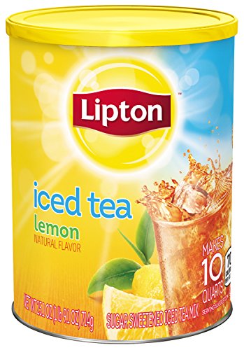 Lipton  Iced Tea Mix, Lemon Sweetened 10 qt (Pack of 6)