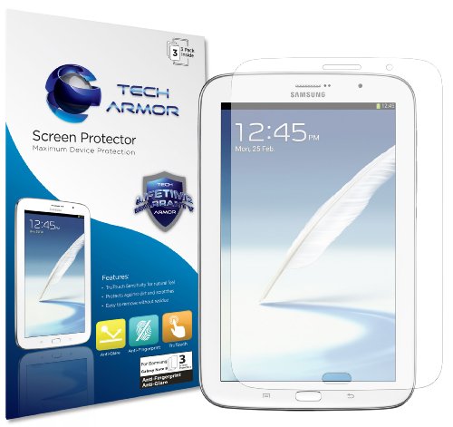 Tech Armor Samsung Galaxy Note 8.0 Anti-Glare/Anti-Fingerprint (Matte) Screen Protectors [2-Pack] Lifetime Warranty