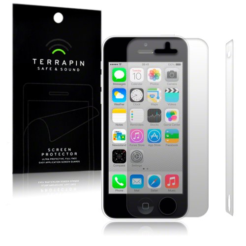 iPhone 5C Screen Protector Case / Guard / Film / Cover 2-in-1 Pack By Terrapin