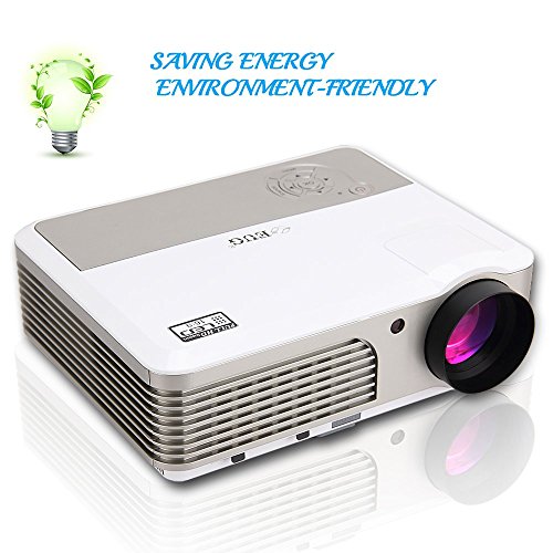 EUG 5 TFT Portable 2600lumens 160w LED Projector Hd 1080p Hdmi 3d Projector Image System for Home Entertainment/movie/gaming/school Teaching/train Session/ktv