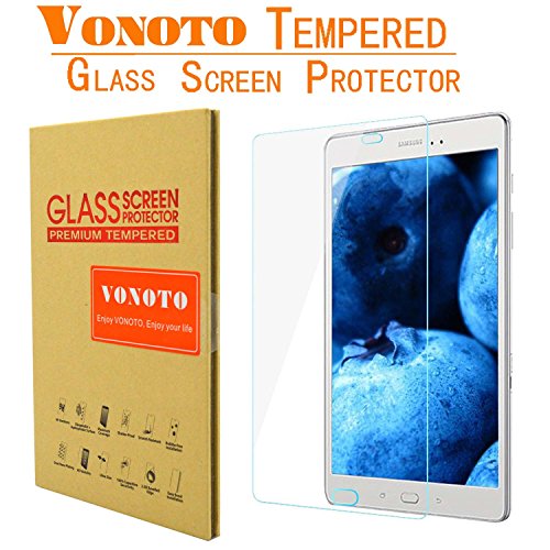 VONOTO Samsung Galaxy Tab A 9.7 (2015) Samsung SM-T550 T550 [Tempered Glass Screen Protector] 0.3mm 9H Thickness Tempered Glass Screen Protector for Samsung Galaxy Tab A 9.7 T550 (VONOTO Warranty,Fast Shippment,and Fulfilled by Amazon) (Samsung Galaxy Tab A 9.7 T550)