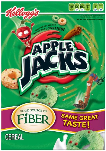 Apple Jacks Cereal, 21.7-Ounce Boxes (Pack of 2)