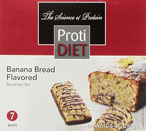 ProtiDiet Protein Bar - Banana Bread (7/Box)