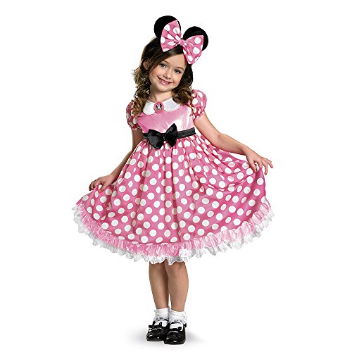 Disguise Mickey Mouse Clubhouse Minnie Glow In The Dark Dot Dress Costume
