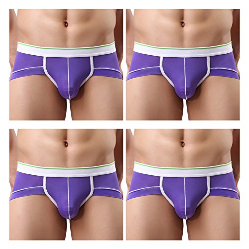 Kayizu Men's Underwear Transparent Cool Size XL(4 Pack)