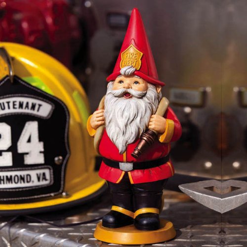 Garden Friends Heroic Gnome - Fireman