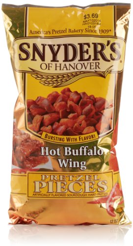 Snyder's of Hanover Hot Buffalo Wing Pretzel Pieces, 12 Oz