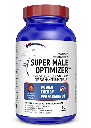 Super Male Optimizer Ashwagandha Testosterone Booster Supplement + Multivitamin
