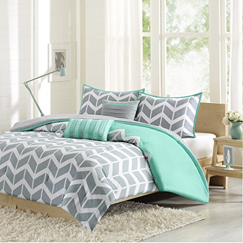 Intelligent Design Nadia Comforter And Decorative Pillow Set - Teal - Twin/Twin XL