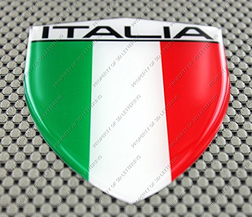 Italy (Italia) Flag 3d Decal Sticker Lg
