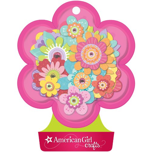 American Girl Crafts Fancy Flowers Stacked Stickers