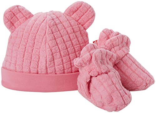 Zutano Baby Girls' Cozie Fleece Hat & Bootie Set (Baby)
