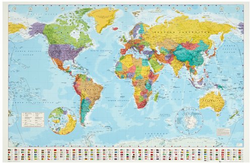 World Map Best Seller Poster Print, 36x24