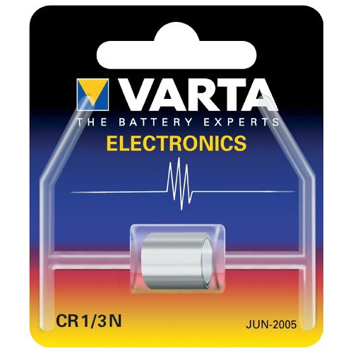 Varta VCR1/3N Electronic Lithium 3V Battery for Cameras/MP3 Player and GameBoy (Blue Silver)