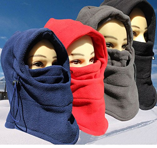 Highdas New Double Layers Thicken Warm Full Face Cover Winter Ski Mask Beanie CS Hat - Muticolor New
