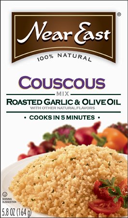 Near East Whole Grain Blends Wheat Couscous Roasted Garlic and Olive Oil -- 5.8 oz