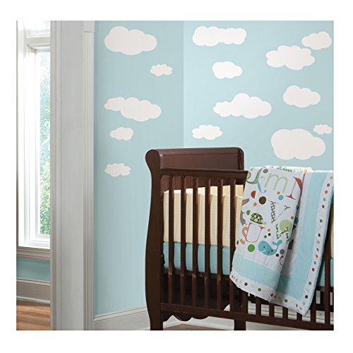 White Clouds Wall Decal