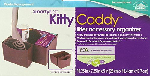 SmartyKat Kitty Caddy Cat Litter Caddy - Modular & Customizable Litter Accessory Organizer