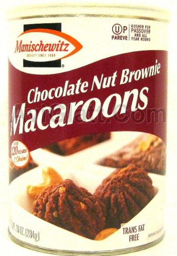 Manischewitz Passover Chocolate Nut Brownie Macaroons 10 oz