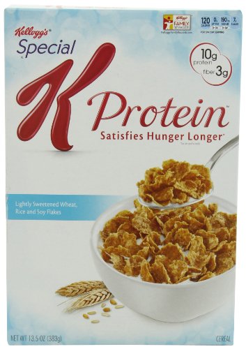 Special K Cereal, Protein 13.5-Ounce Boxes (Pack of 4)