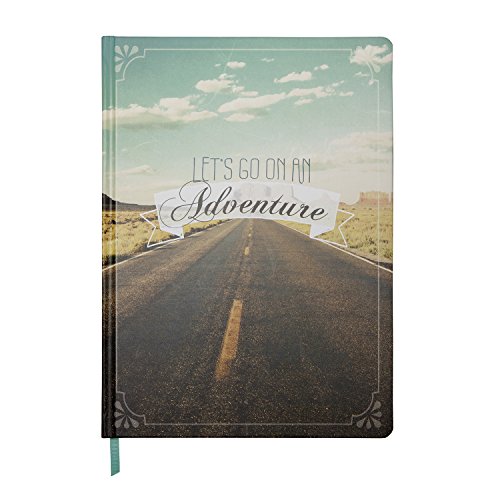C.R. Gibson Recordable Guided Travel Keepsake Journal, Let's Go on an Adventure (JS113-14343)