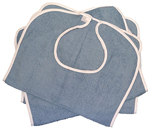 Terry Adult Bib (4Pk) by Egyptian Towels